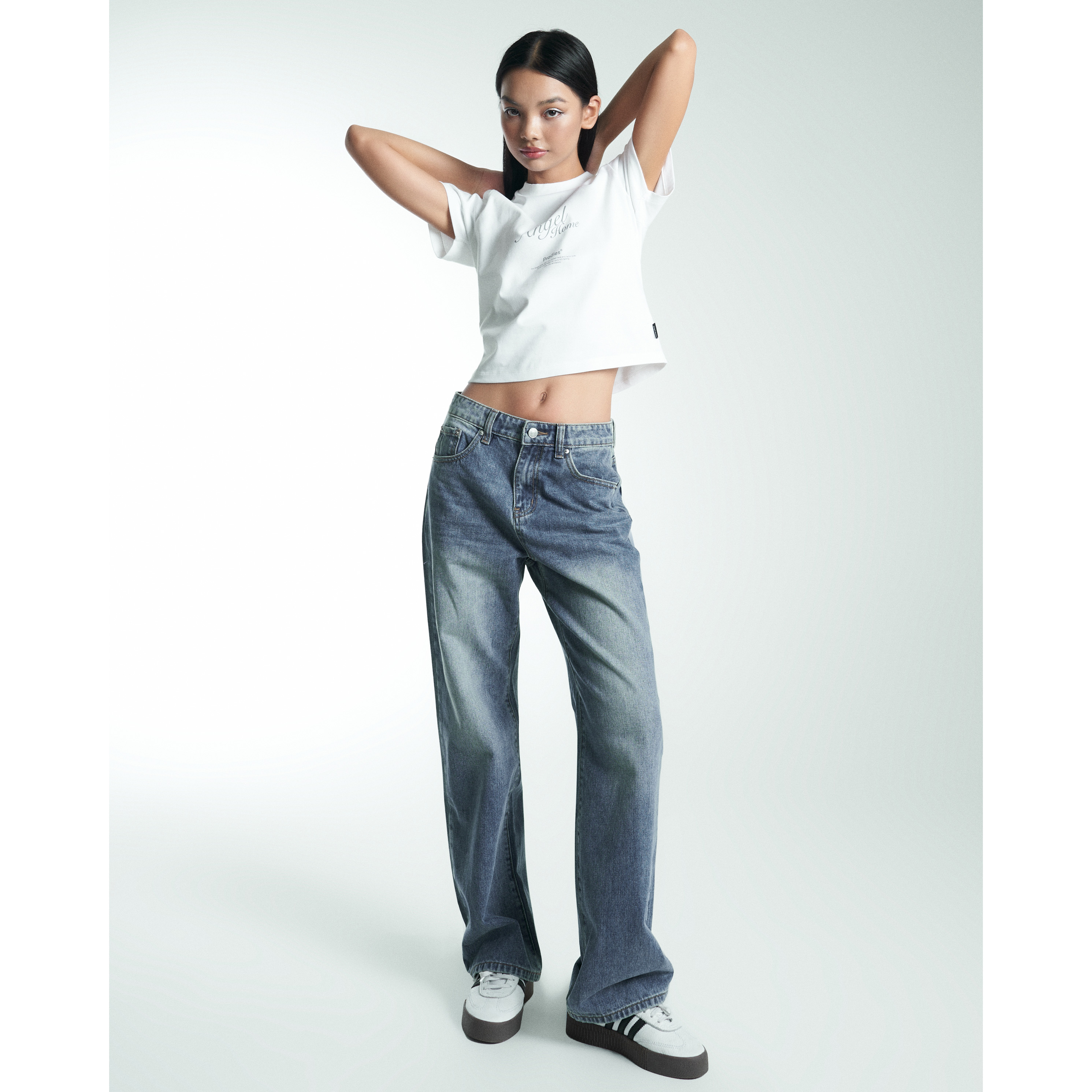 Quần Jeans Nữ PRADIES Form Suông Da Sun