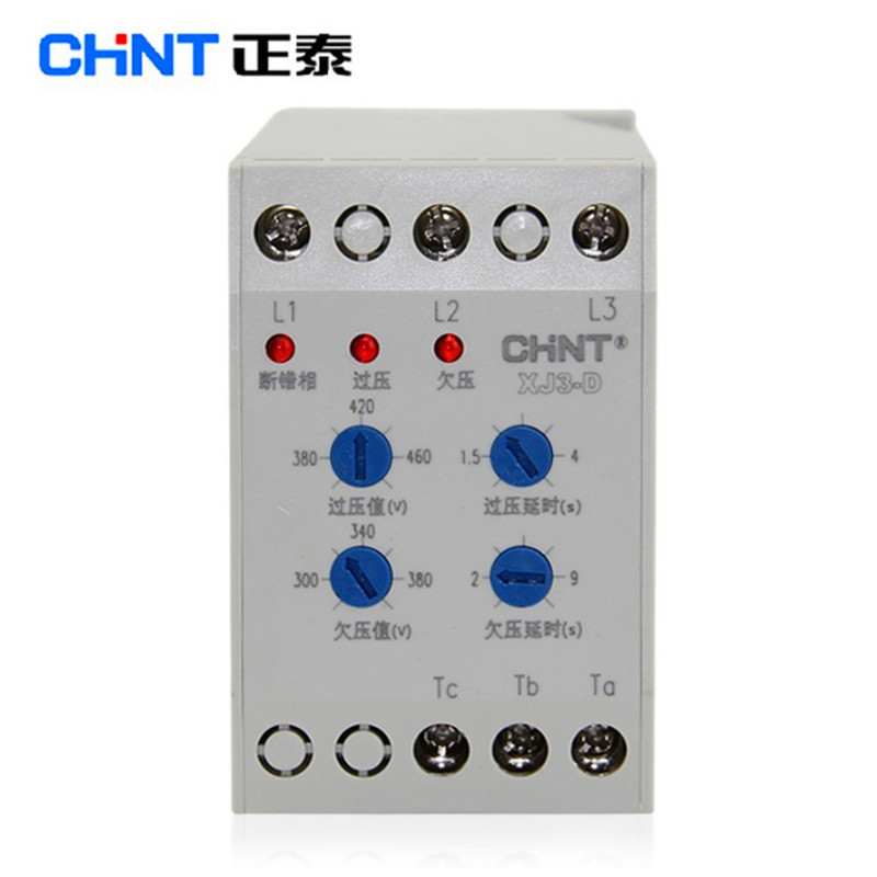 Thiết Bị Bảo Vệ 3 Pha, Mất Pha, Lệch Pha, Thấp Áp, Cao Áp XJ3-D CHINT