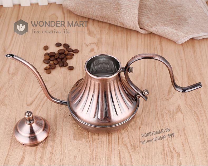 Ấm nước pha cà phê Drip V60 L-Beans 450ml phong cách cổ điển