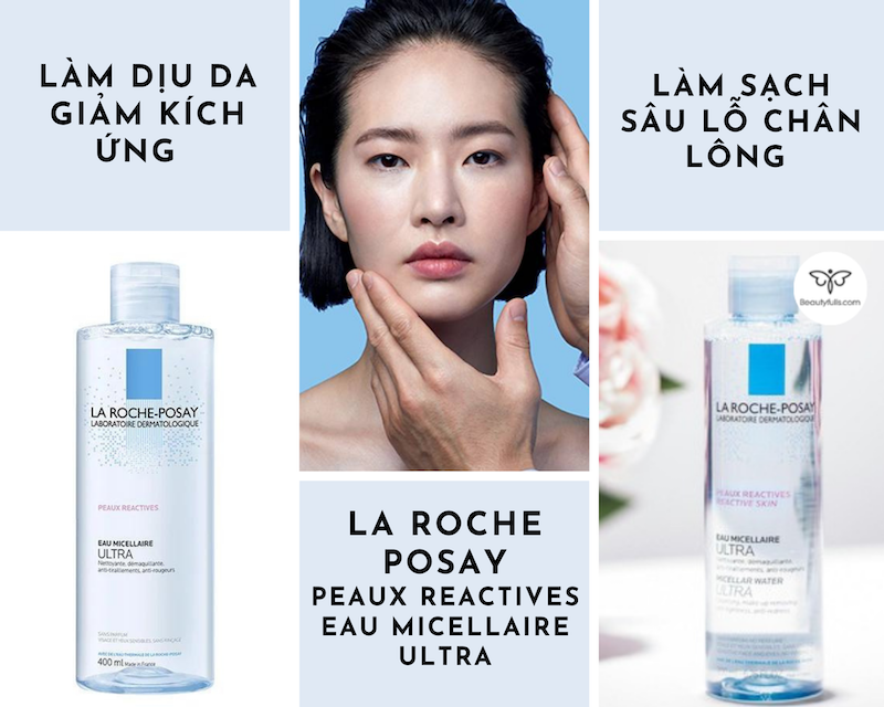 Nước Tẩy Trang La Roche-Posay Eau Micellaire Ultra 400ml Reactives, Sensibles, Grasses Oily