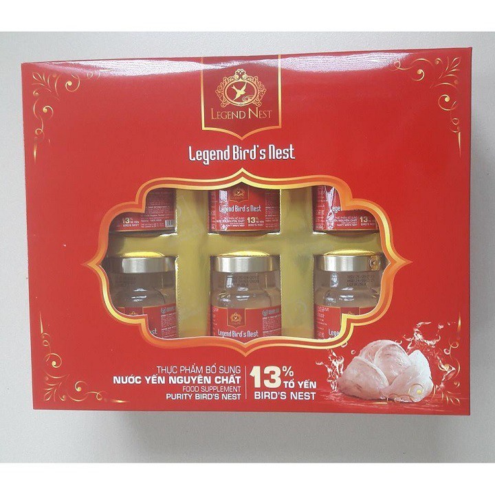 [HCM]Yến sào Song Yến Legend 13% yến tổ hàng xuất khẩu chuẩn vị