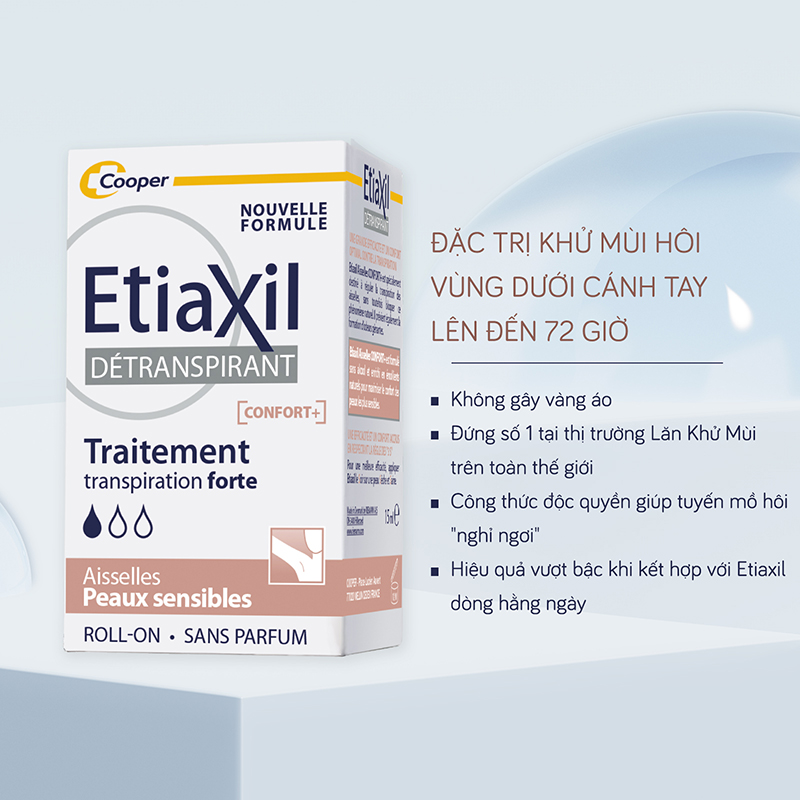 LĂN KHỬ MÙI ETIAXIL NÂU 15ML