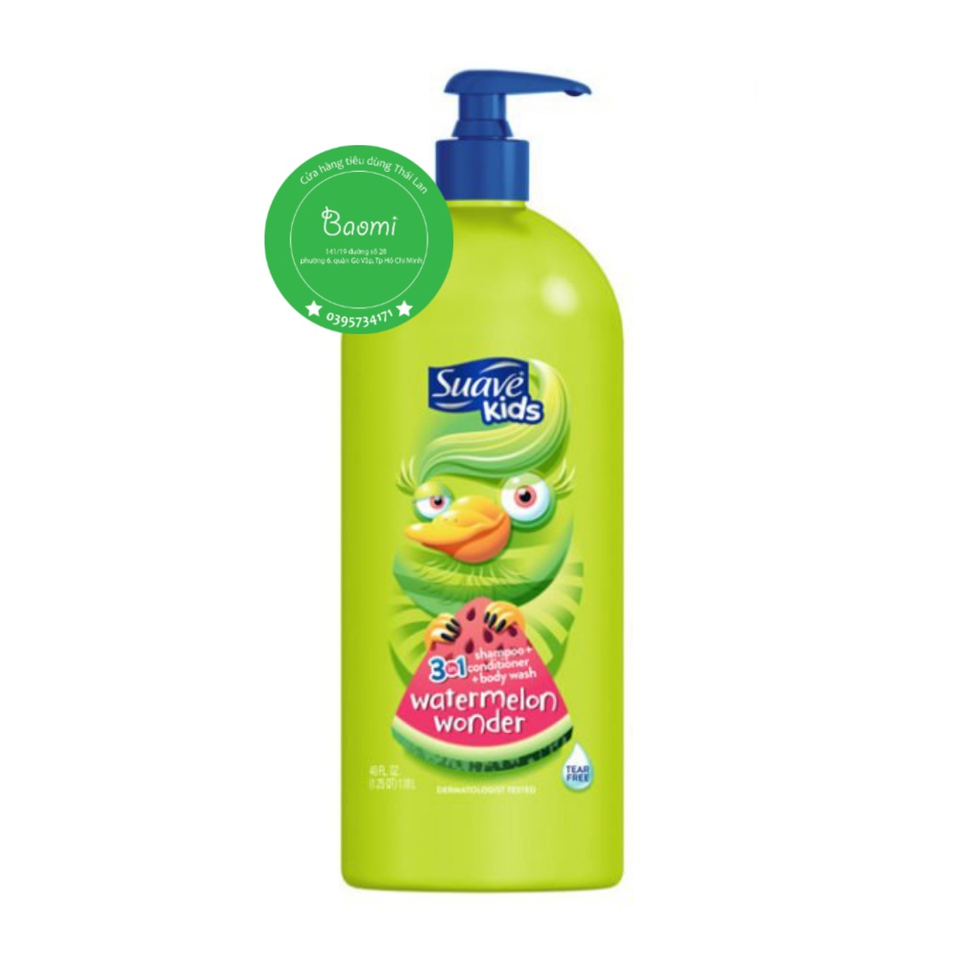 [HCM]Sữa tắm gội và Xả cho Bé Suave Kid 3in1 118ml (mẫu mới )