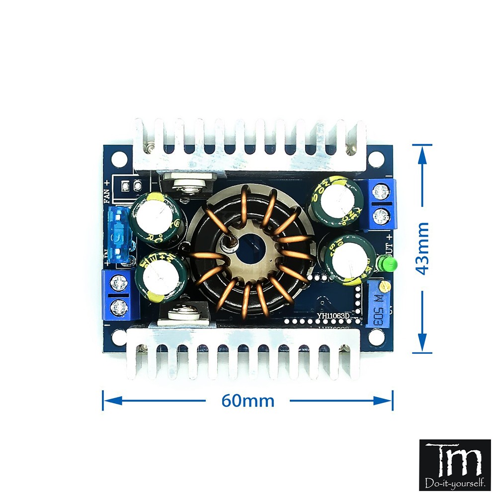 Mạch Tăng Áp DC DC 16A 150W  Ra 9-46V