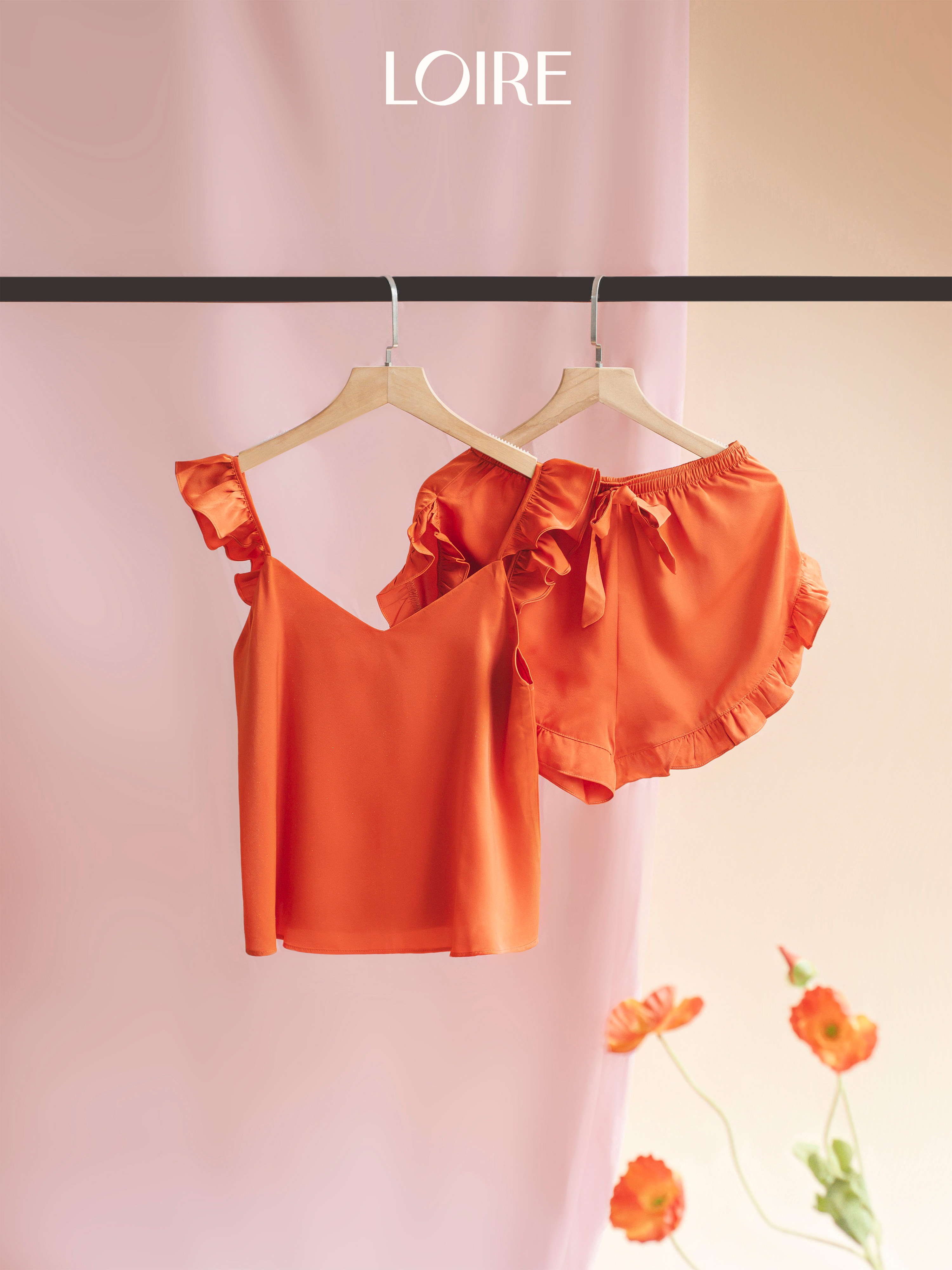 Bộ Đồ Ngủ Nữ Trơn Mềm Mịn Loirechic BHDN07
