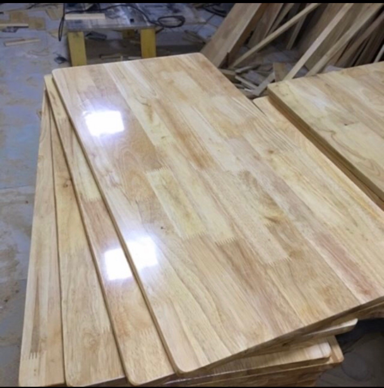 Mặt Gỗ Cao Su Làm Kệ ( kích thước 20*100)