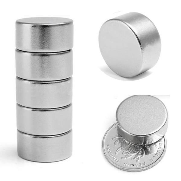 Nam châm trắng đất hiếm kích thước D 20*10MM