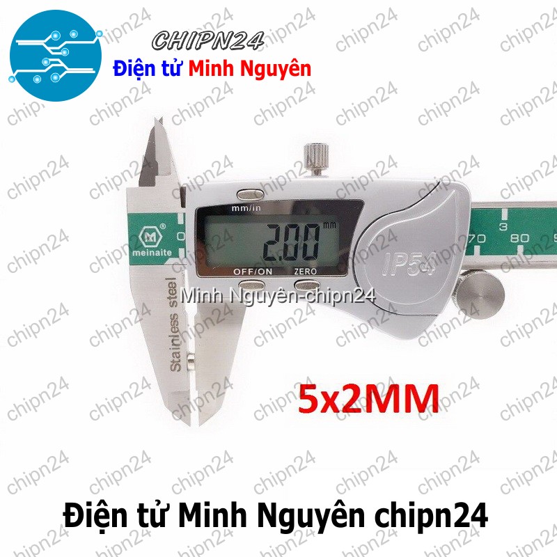 [5 viên] (K173) Nam châm Tròn phi 5mm dày 2mm - HH005953