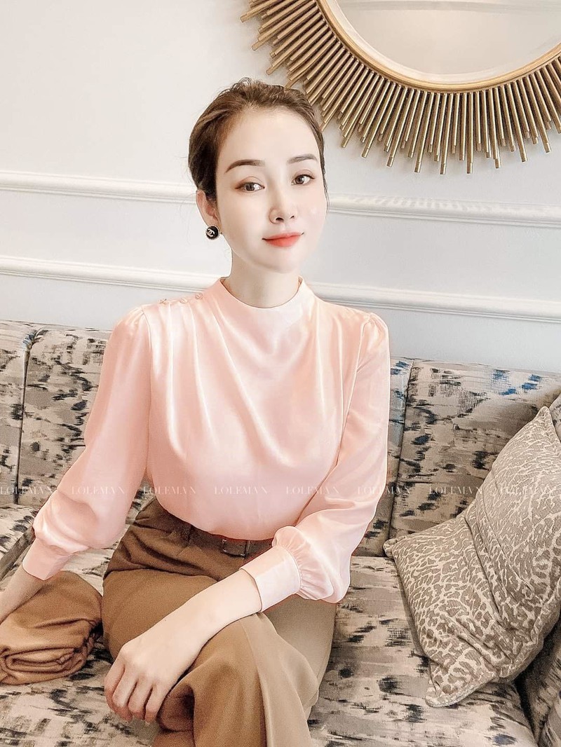 [HCM]ÁO SƠ MI ĐÍNH NGỌC VAI CƯỜM SUGAR