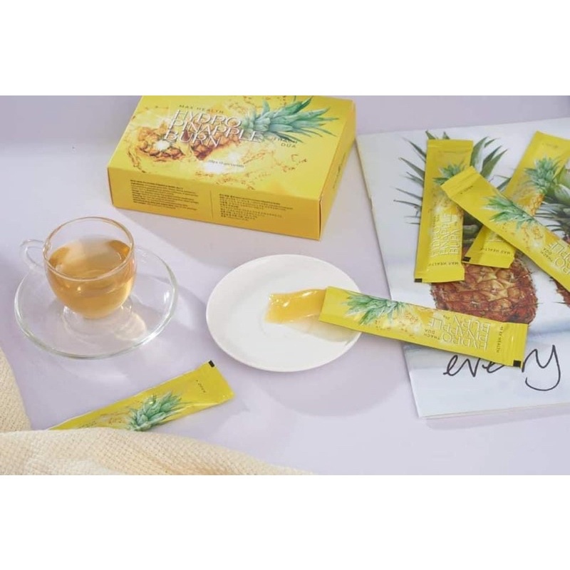 Thạch dứa giảm cân Hàn Quốc hộp 10 gói