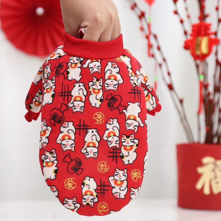 Áo tết cho chó mèo nhiều mẫu