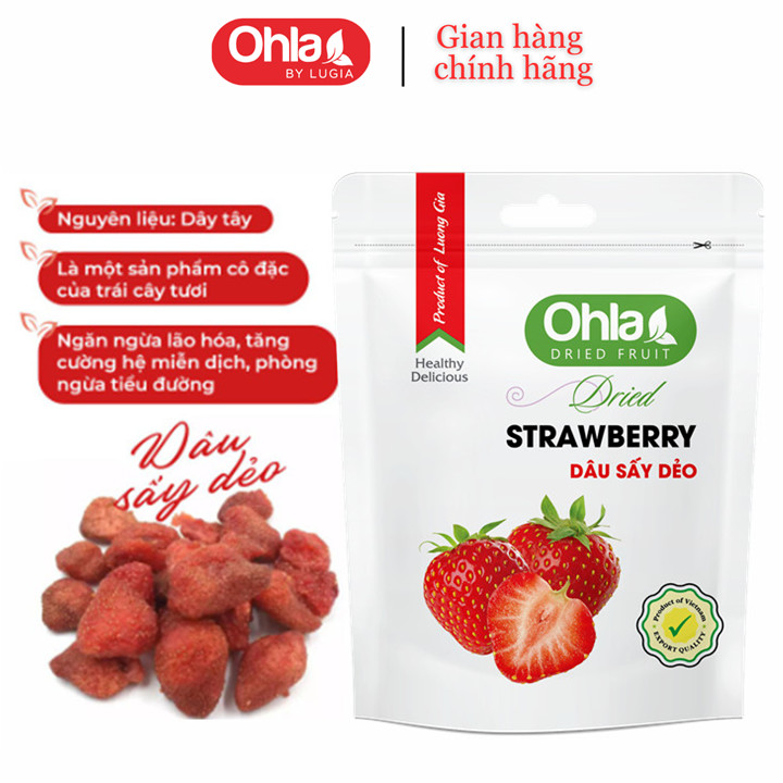 Ohla Dried Strawberries 100g