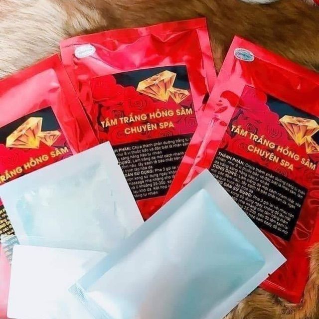 Tắm trắng hồng sâm chuyên Spa hàng chuẩn