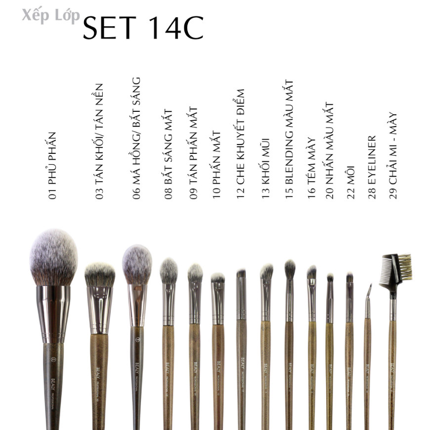 SET CỌ XẾP LỚP BEALY 14C