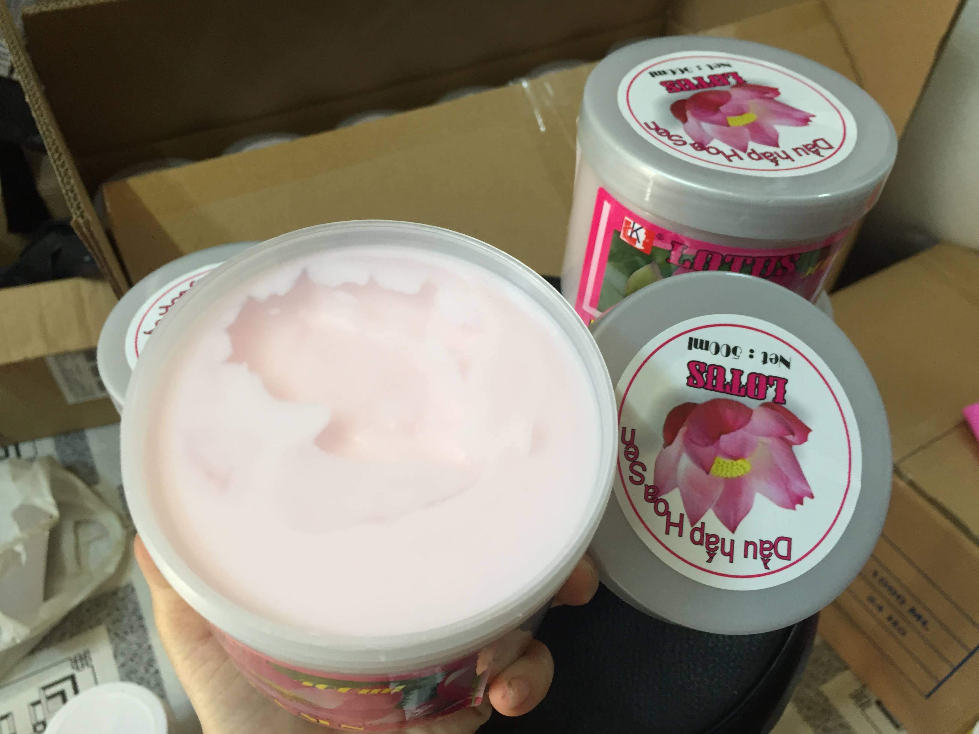 Combo 5 hộp Hấp dầu hoa Sen 500 ml thơm mượt tóc