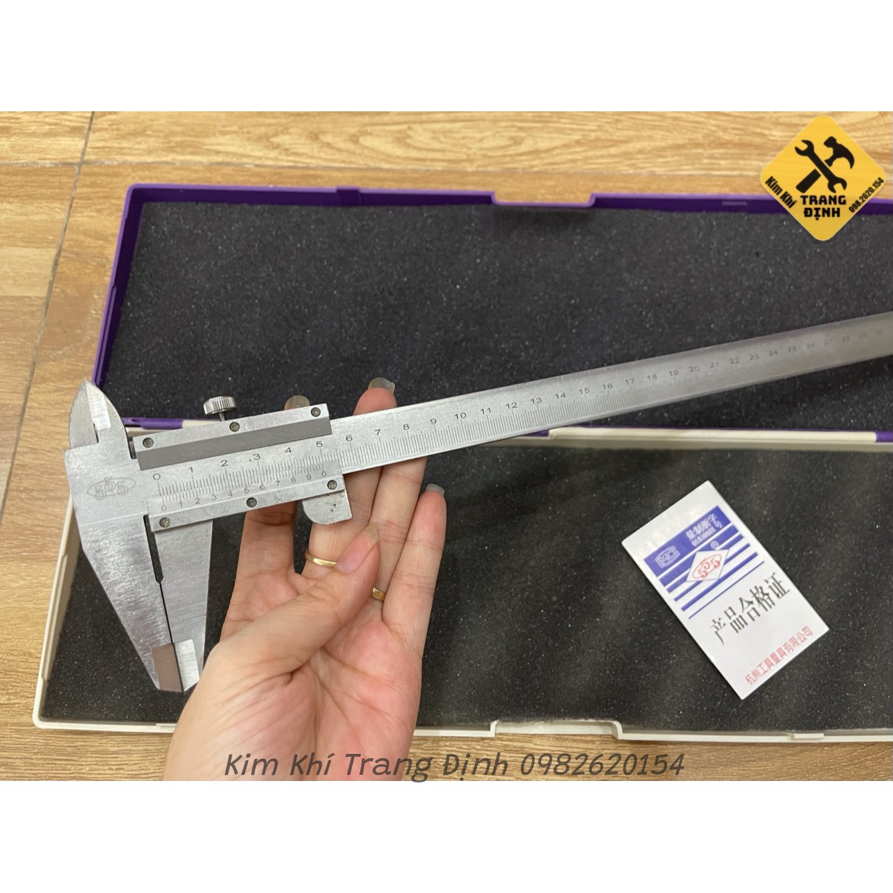 Thước cặp kẹp cơ khí 200mm hợp kim thép