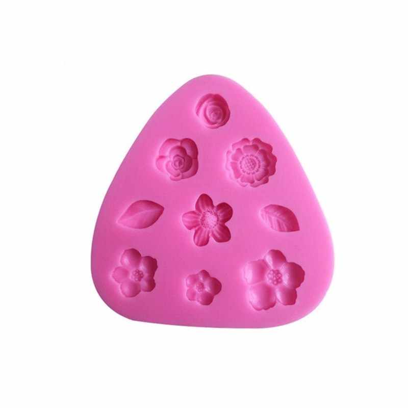 Khuôn silicon 3D mẫu 9 hoa