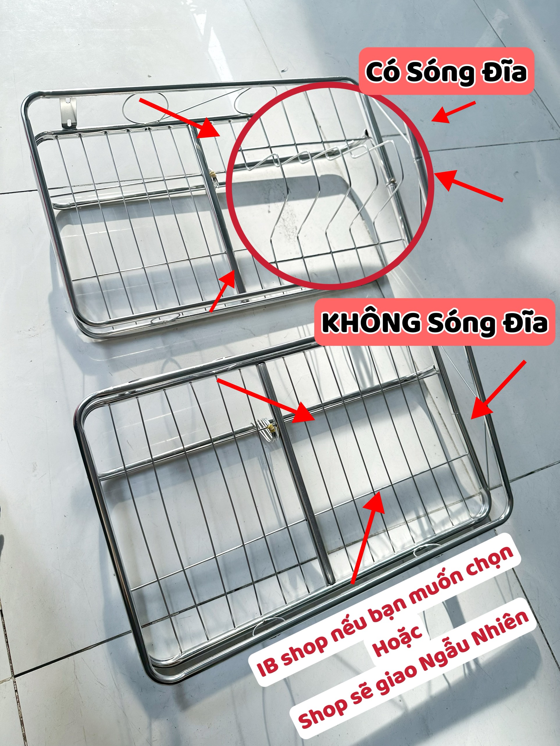 Kệ Inox Đa Năng Úp Chén, Treo Nồi