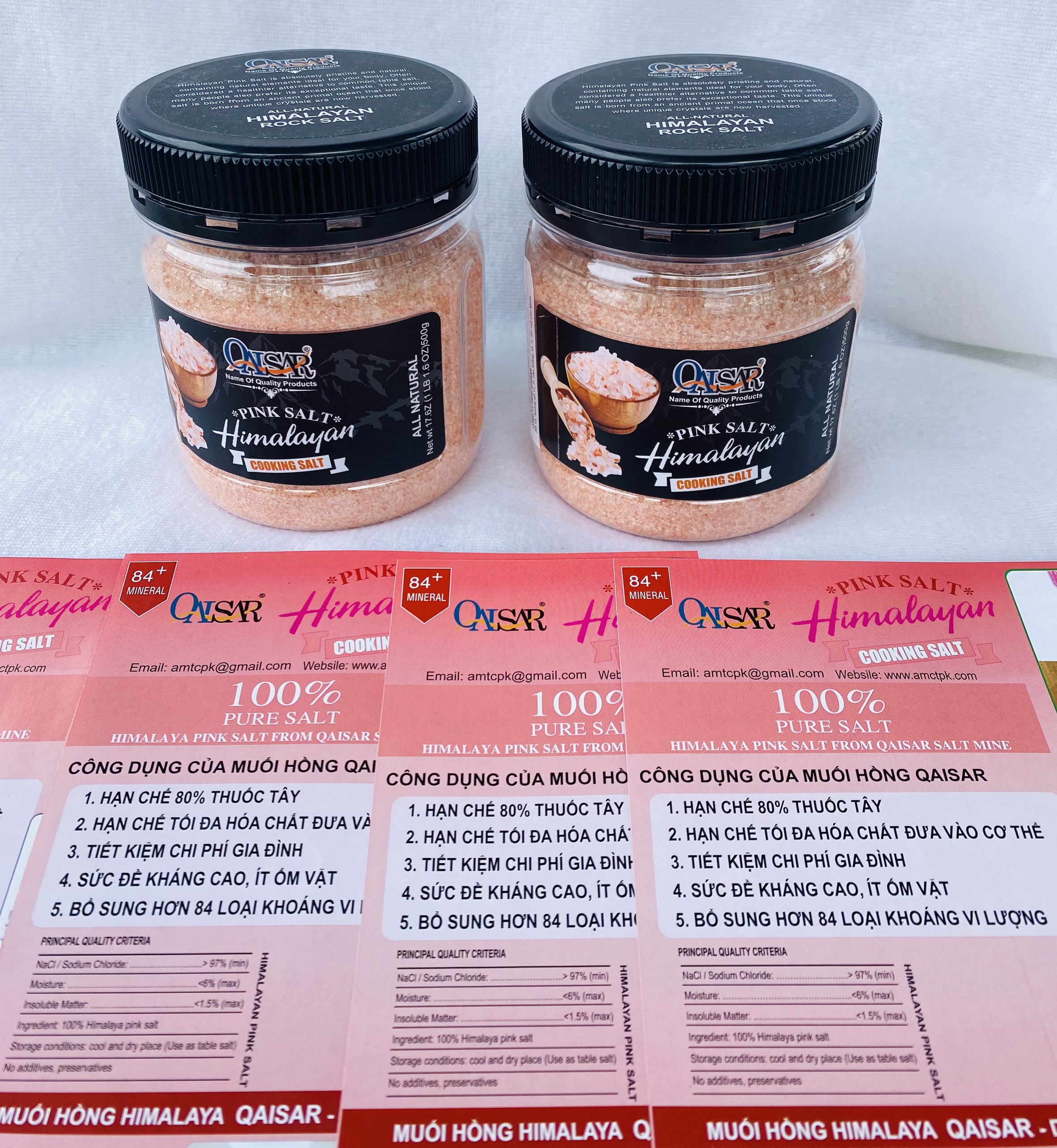 [HÀNG CHÍNH HÃNG] Muối Hồng Himalaya Qaisar