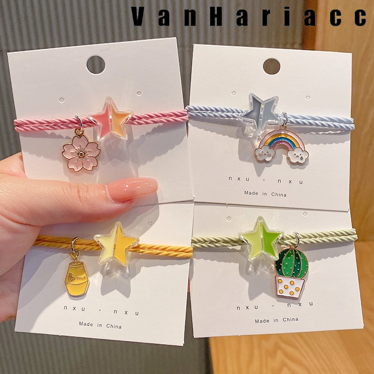 Dây buộc tóc VanHariacc phong cách Hàn Quốc-INTL