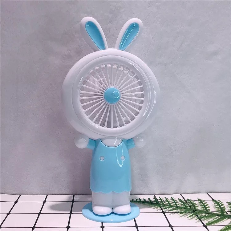 Quạt mini cầm tay tai thỏ
