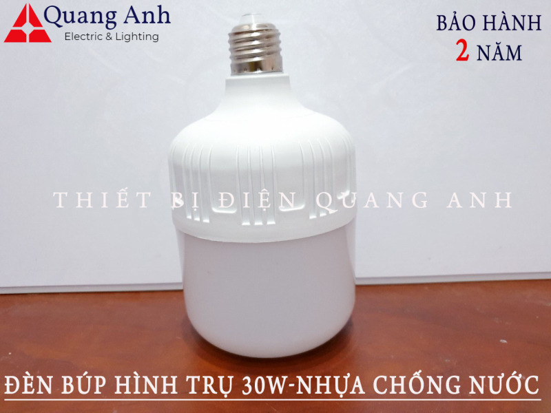 ĐÈN BÚP HÌNH TRỤ 30W ÁNH SÁNG TRẮNG / CHỐNG NƯỚC