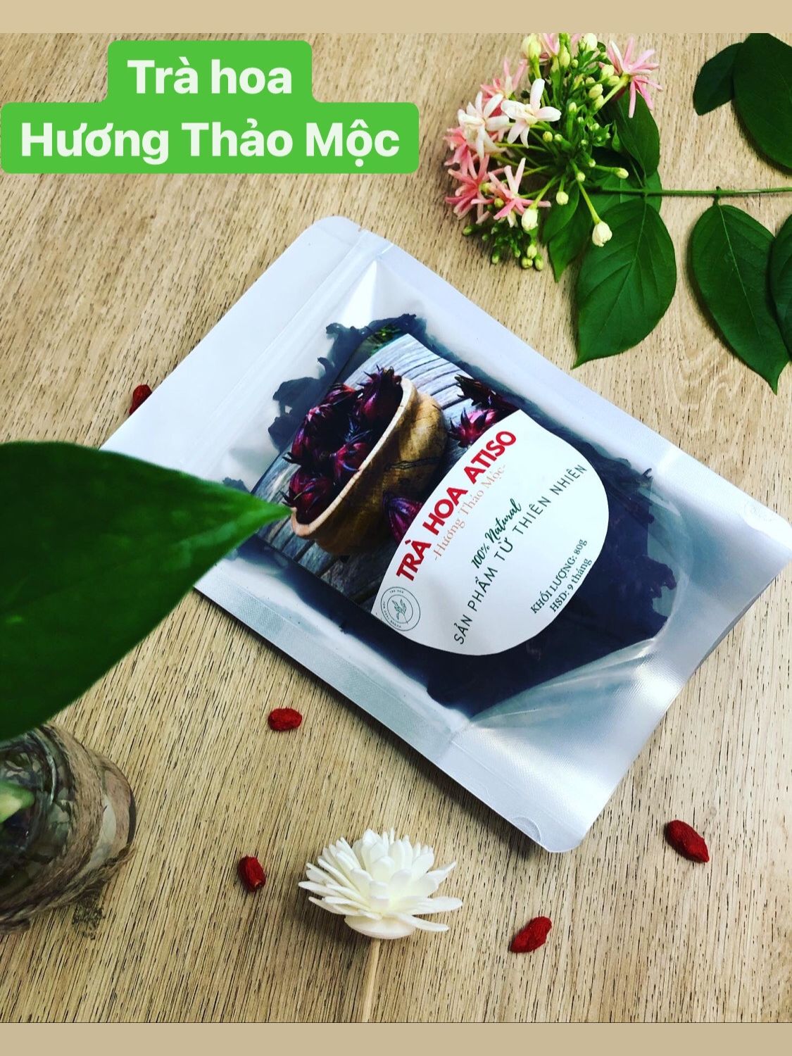 Trà Atiso 1kg - Trà Hoa Natural Thảo Mộc