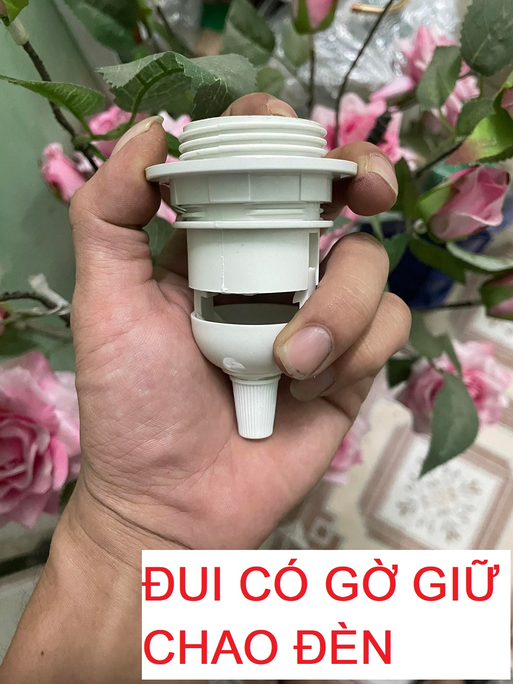 Đui đèn thả  E27 đui đèn lắp đèn thả đèn gỗ đèn mây tre đan...