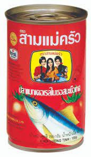Lốc 10 hộp cá mồi 3 cô gái Thái Lan