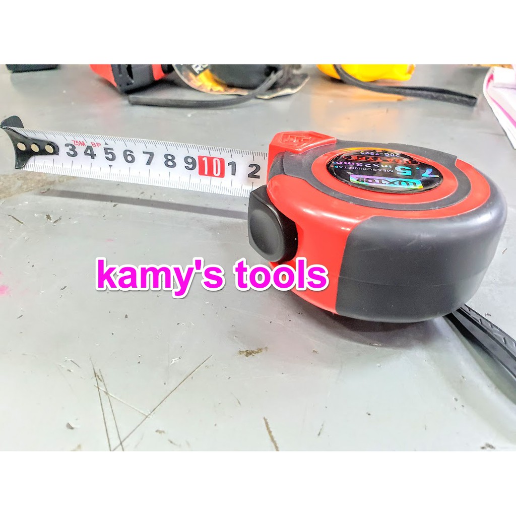Thước Kéo 7.5m Bản 25mm Luxtop (Thước Kéo 7.5m, Thước Rút 7.5m, Thước Cuốn 7.5m)