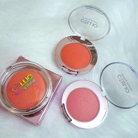 Phấn Má Ngọc Trai CELLIO Shining Blusher - Hàn Quốc
