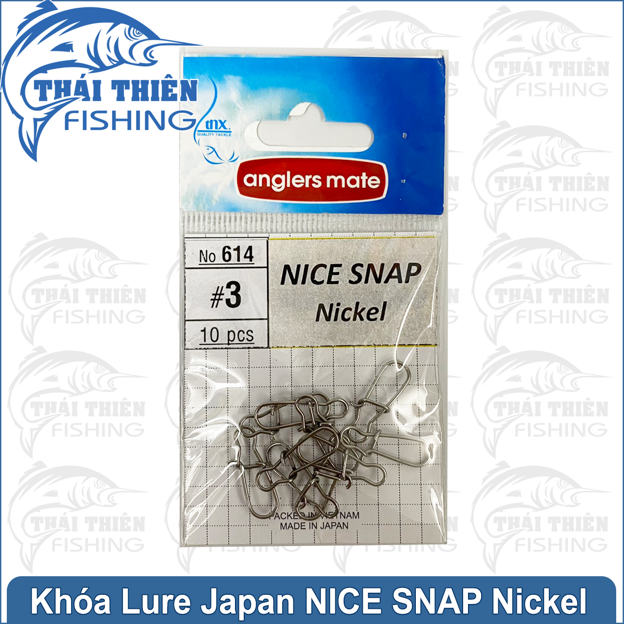Khóa Lure Snap Japan Nice Snap Nickel