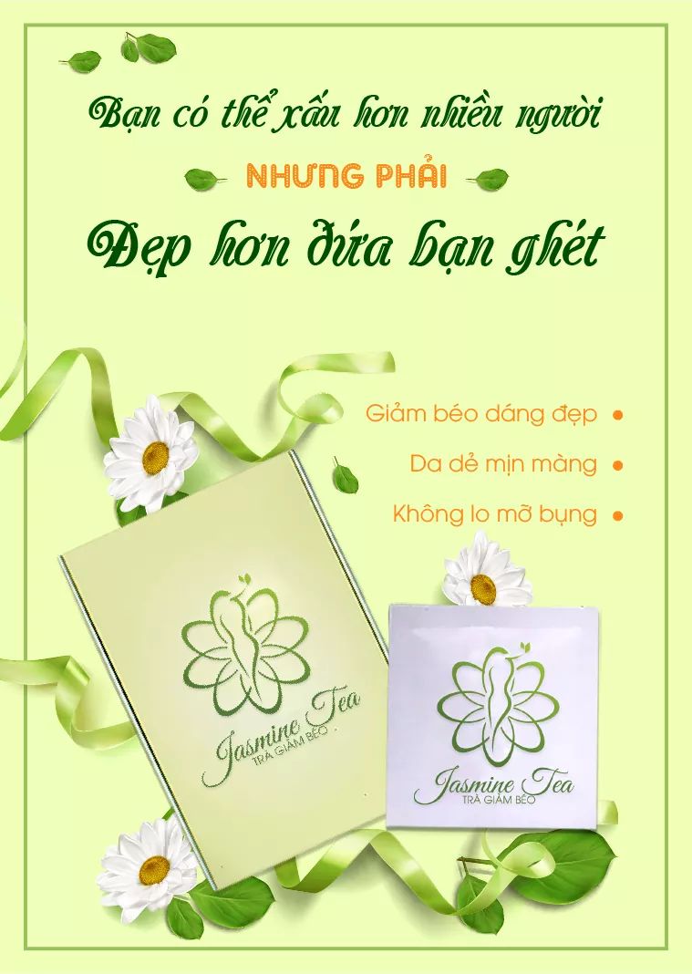 5hộp trà giảm béo Jasmine Tea.