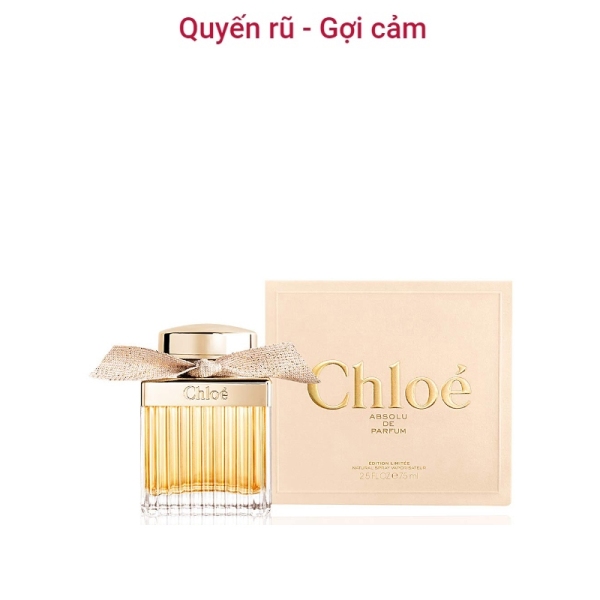 [HCM]Nước hoa nữ Chloe Absolu Eau De Parfum 75ml