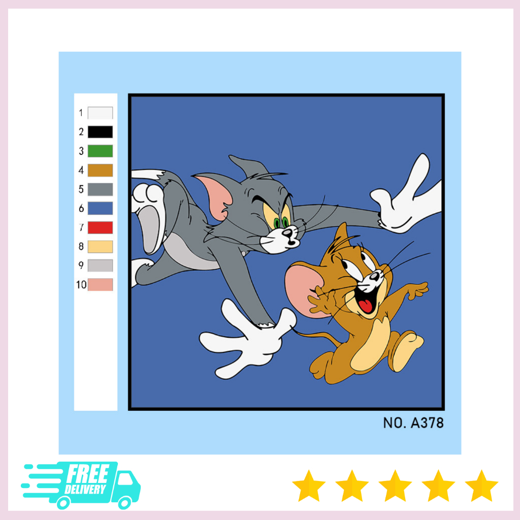 Cách vẽ mèo Tom và chuột Jerry - Dạy Vẽ