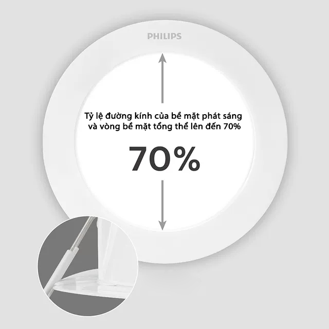 [Philips Chính Hãng] Đèn Downlight âm trần DL168b 5.5w, 7w D90 [bảo hành 2 năm lỗi 1 đổi 1]