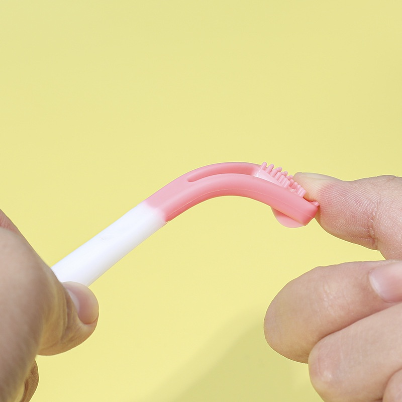 Toothbrush 3D super soft bristles attached razor blade multi-purpose.