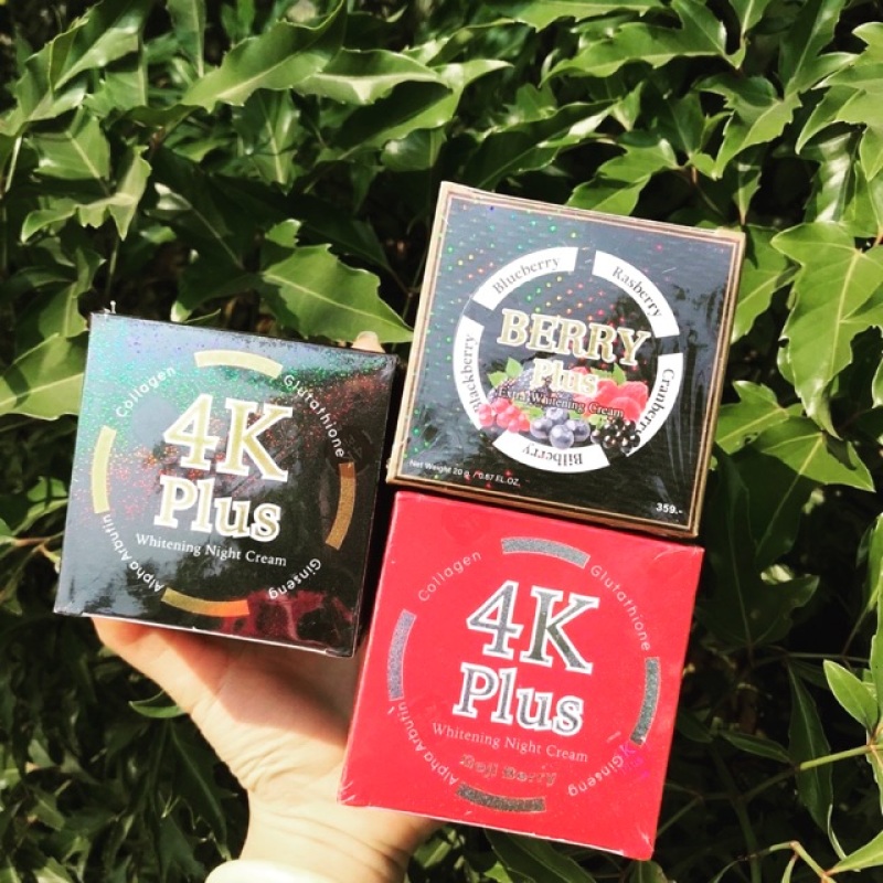 Kem Dưỡng Da Mặt 4K Plus & Berry Thái Lan giá rẻ