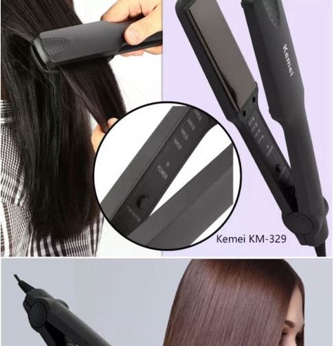 Máy Ép Tóc Kemei - Máy Duỗi Tóc Mini Tiện Dụng