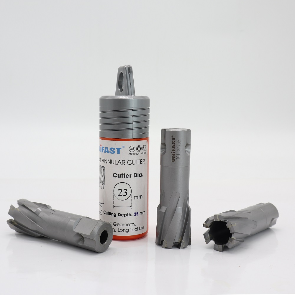 Unifast TCT Annular Cutter Hard Alloy Core 22mm TCT 22x35 / TCT 22x50