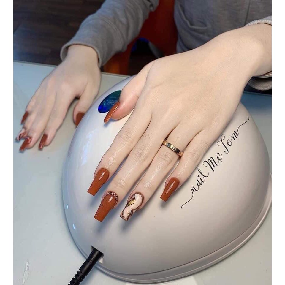 Sơn gel màu cam đất colour gel hàn quốc