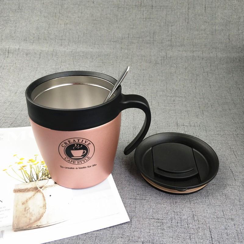 Cốc pha cafe inox 304 Creative 330ml tiện lợi, giữ nhiệt cực tốt