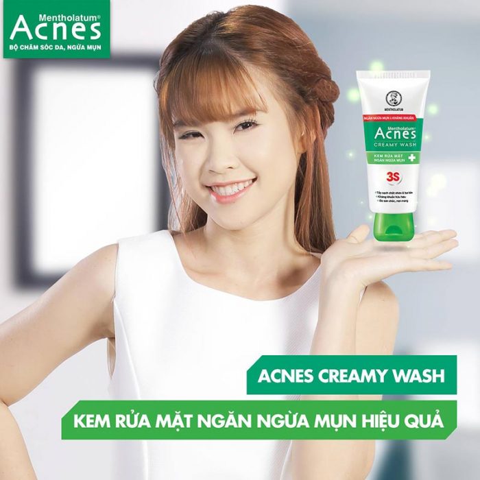[HCM]??Rữa rửa mặt Acnes Creamy Wash TRio - 100g