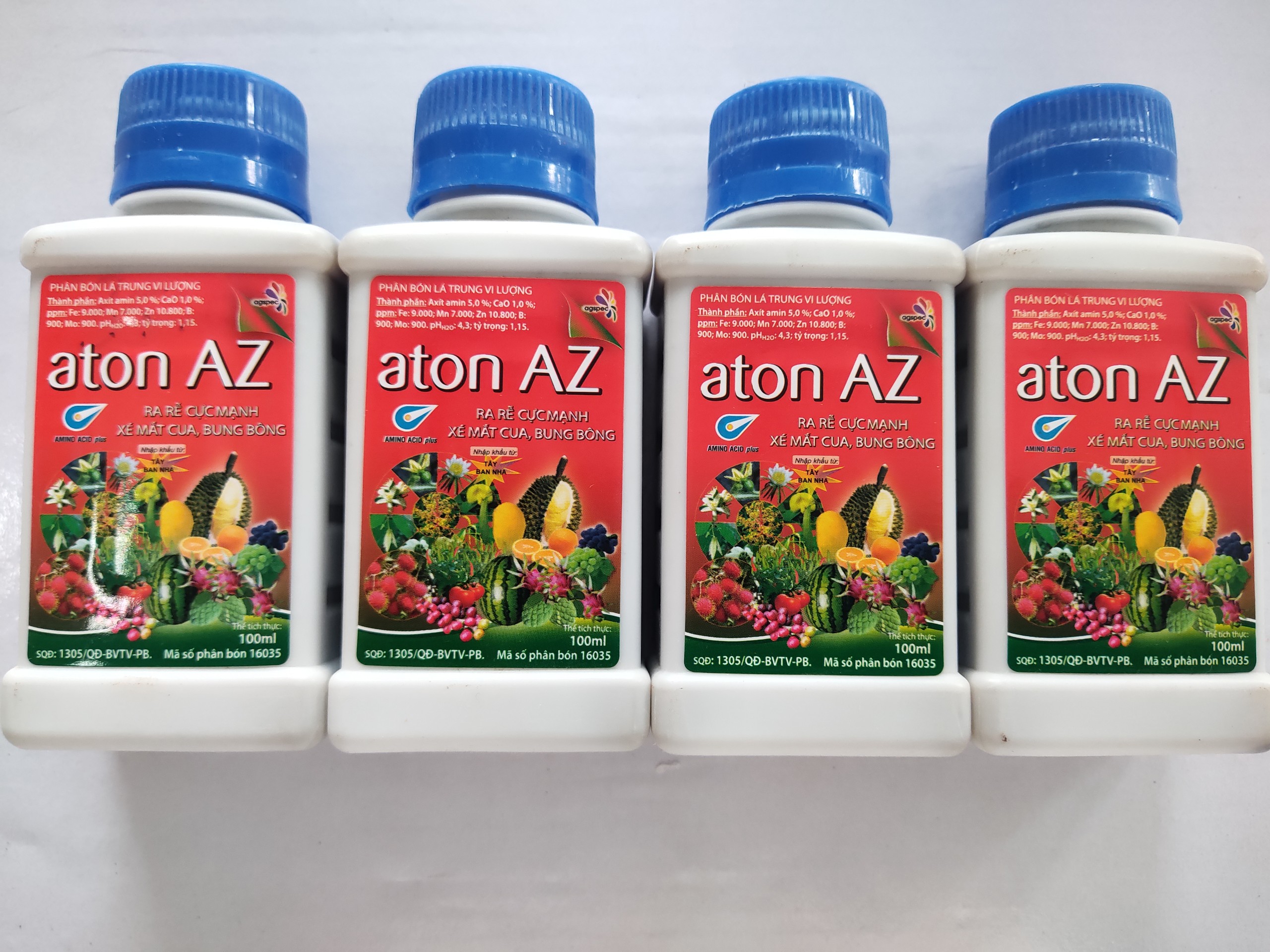 Phân bón lá trung vi lượng Aton AZ - 100ml - Atonaz100cc