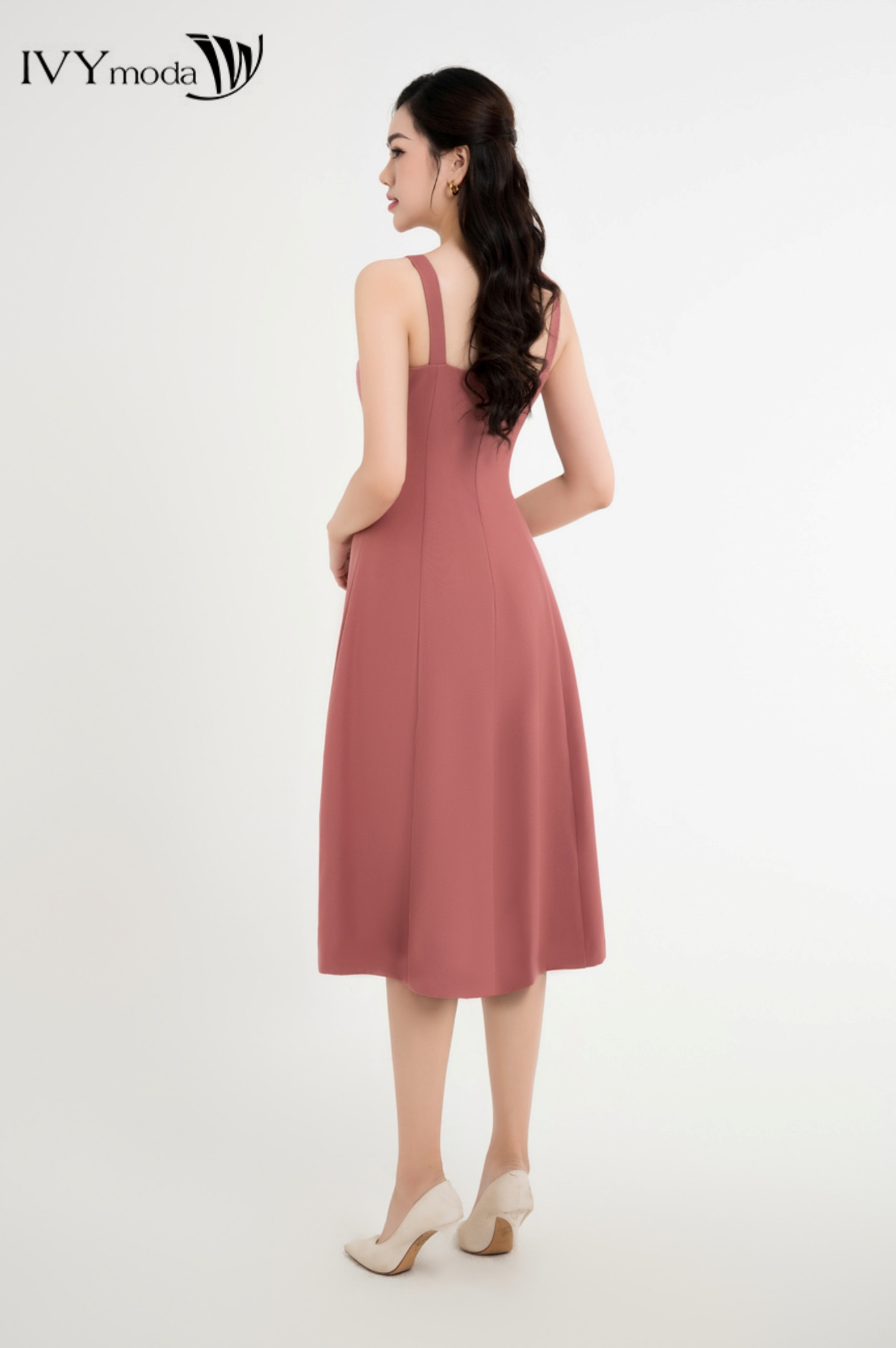 Đầm 2 dây bản to IVY moda MS 41M8263