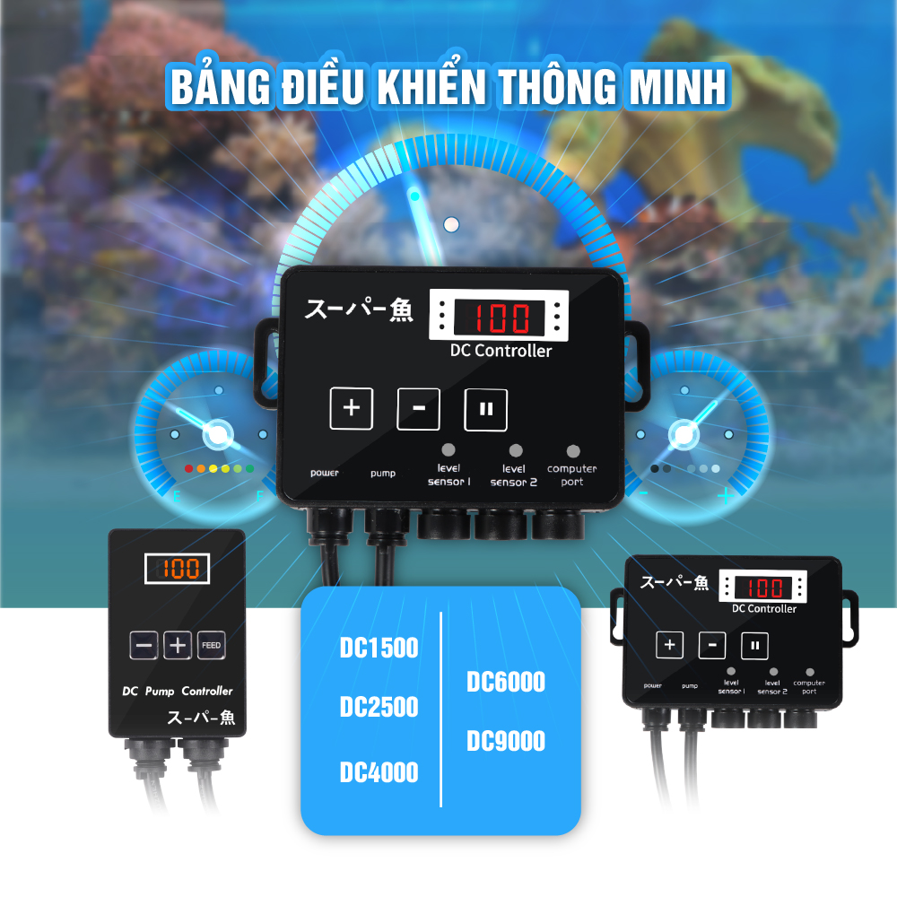 Máy Bơm Bể Cá Marine DC Pump ( DC1500 - DC 9000 )