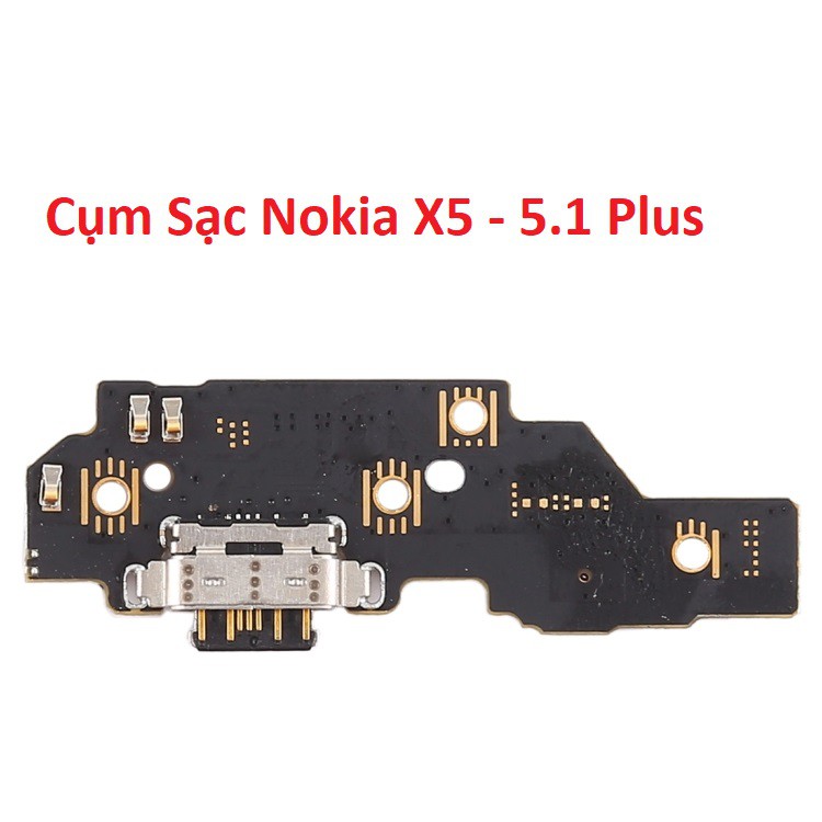 Bo Main Sạc Cụm Chân Sạc Nokia X5 - 5.1 Plus Charger Port USB