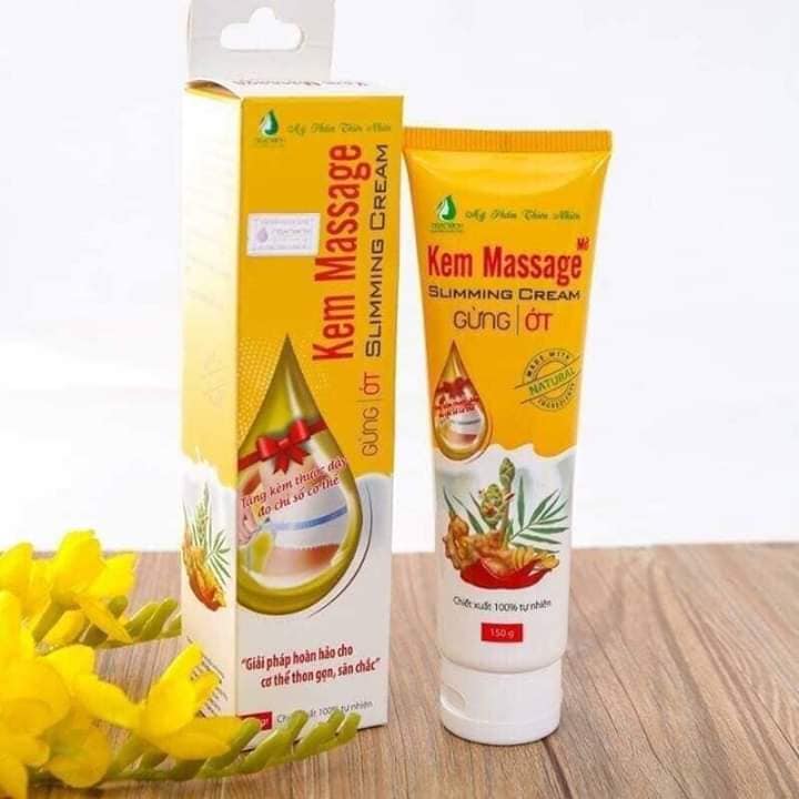 Kem tan mỡ gừng ớt Ngân Bình- Đánh tan mỡ bụng dáng đẹp eo thon