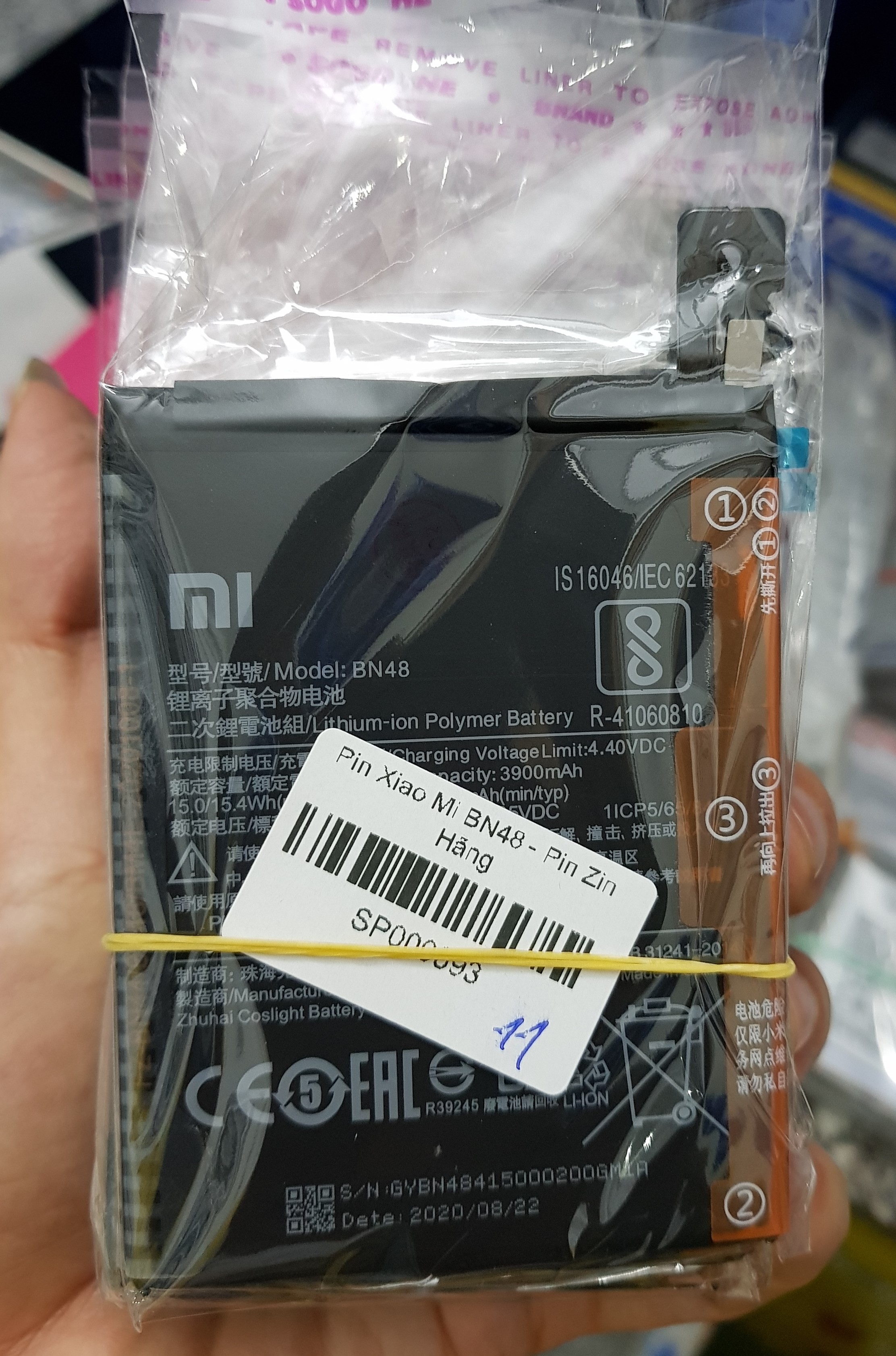 Pin xiaomi Redmi note 6 pro zin mã BN48