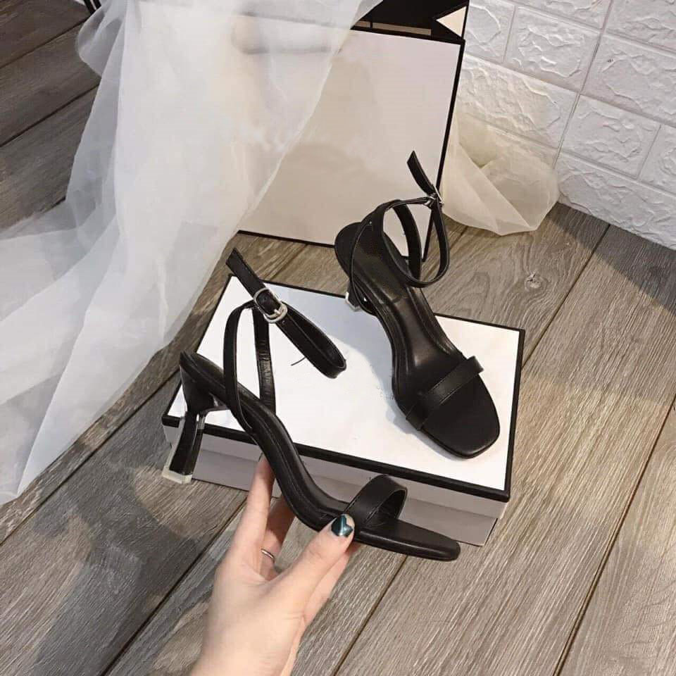 Giày nữ, giày cao gót 5 phân gót nhọn quai chéo cực xinh
